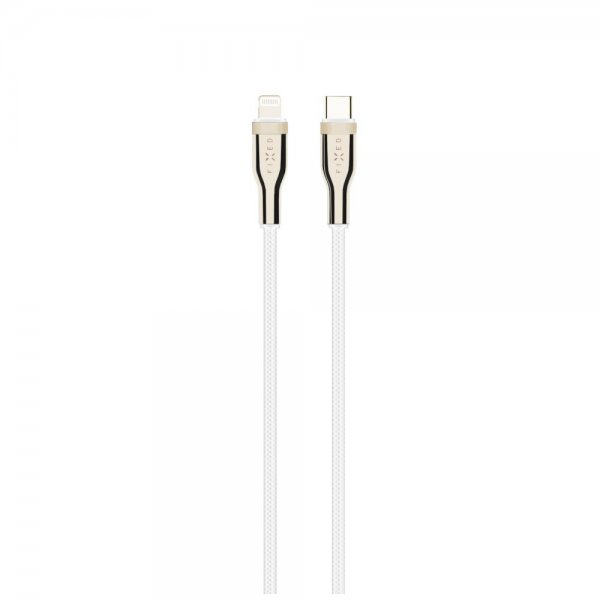 Fixed Kabel METAL Series USB-C/Lightning 2m Hvid