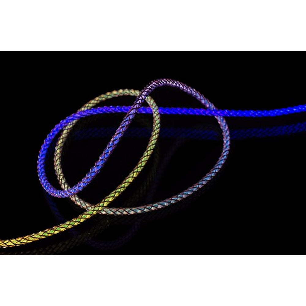 Fast kabel Lysende RGB LED USB-C til USB-C 1.2m