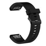 Fastmonteret Garmin QuickFit 20mm Armbånd Silikone Rem Sort