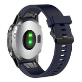 Fastmonteret Garmin QuickFit 20mm Silikonerem Blå