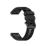 Fast Garmin QuickFit 22mm Armbånd Silikone Strop Sort