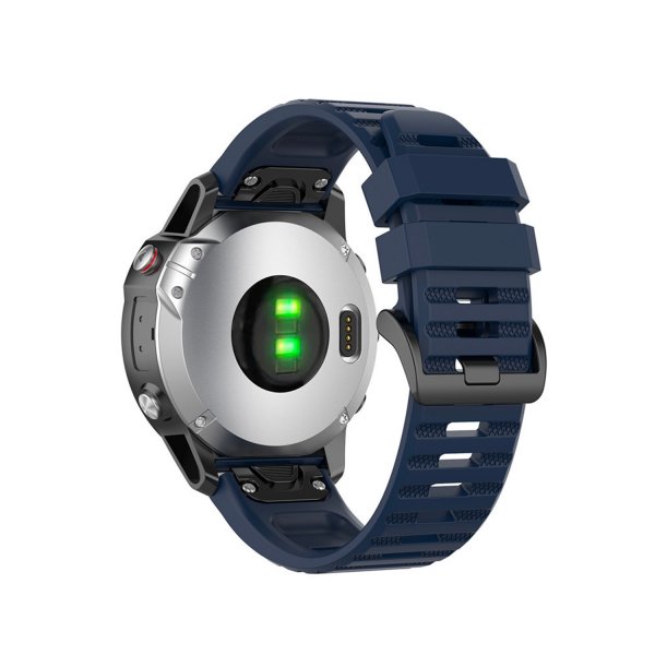 Fastmonteret Garmin QuickFit 22mm Silikonestrop Blå