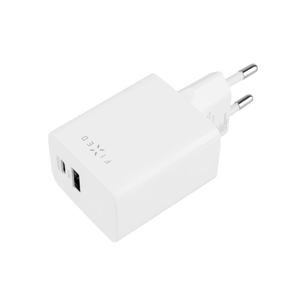 Fixed Oplader Dual Port 45W USB-C PD & USB-A