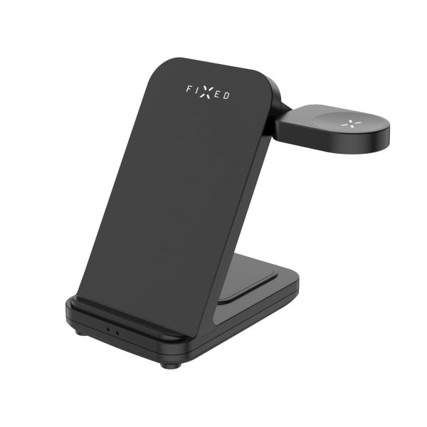 Fixed Trådløs Oplader Powerstation til Samsung 3i1 15W Sort