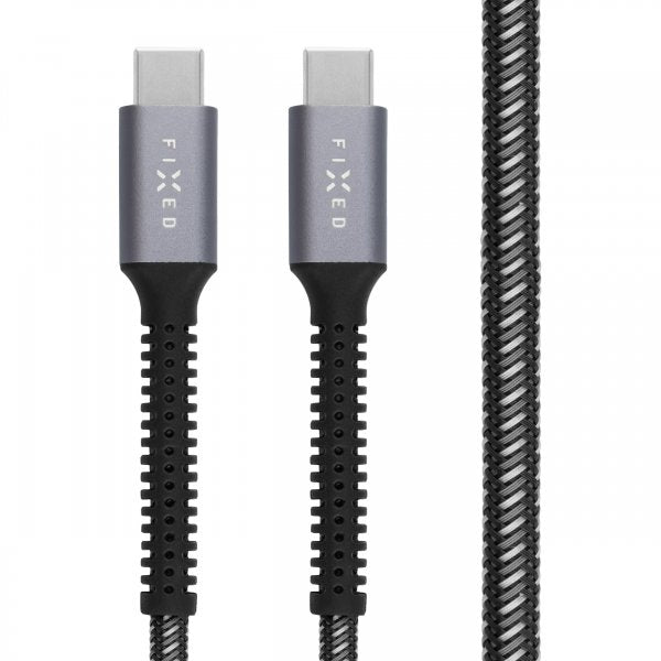 Fast Kabel Armor 240W USB-C 1.2m Grå