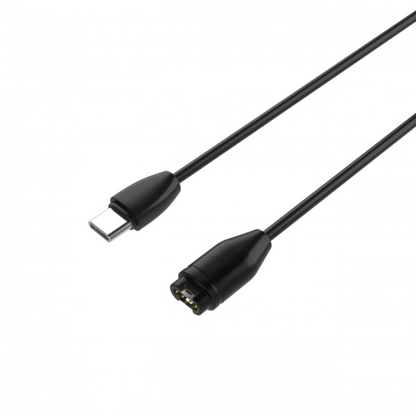 Fixed Laddare Garmin Smartwatch USB-C 1m Sort