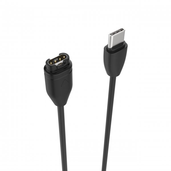 Fixed Laddare Garmin Smartwatch USB-C 1m Sort