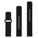 Repareret Samsung Galaxy Watch 20mm Armbånd Silikone Sporty Rem Sort