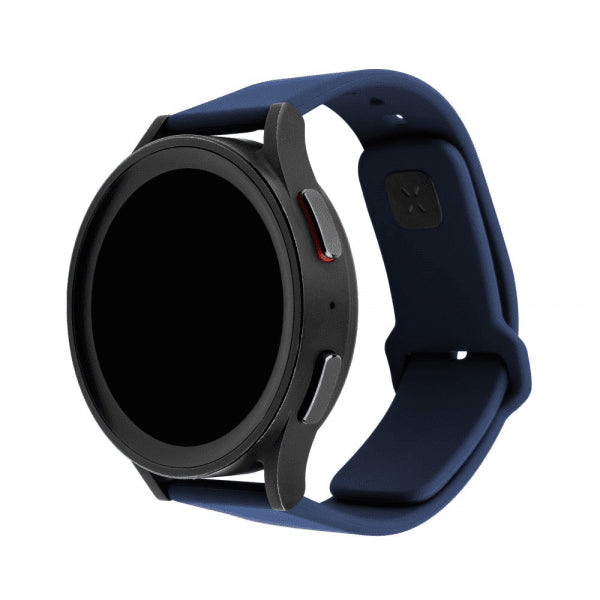 Fast Samsung Galaxy Watch 20mm Armbånd Silikone Sporty Rem Blå