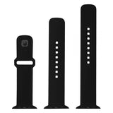 Fast Apple Watch 38/40/41/42mm Rem Silikone Sporty Rem Sort
