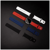 Fastmonteret Apple Watch Ultra 49 mm Armbånd Silikone Sporty Rem Hvid