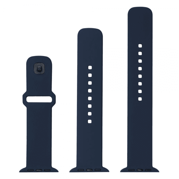 Fast Apple Watch Ultra 49mm Rem Silikone Sporty Rem Blå