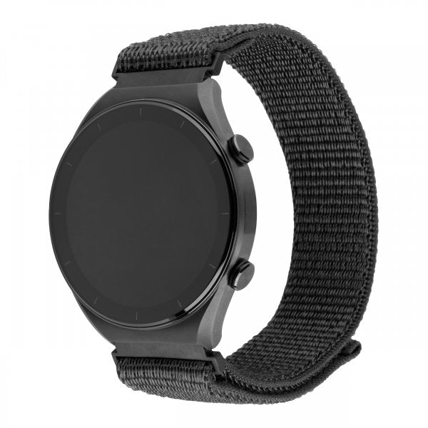 Fastmonteret Samsung Galaxy Watch 20 mm urrem, sporty nylonrem, grå