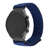 Repareret Samsung Galaxy Watch 22mm Armbånd Nylon Sporty Rem Blå