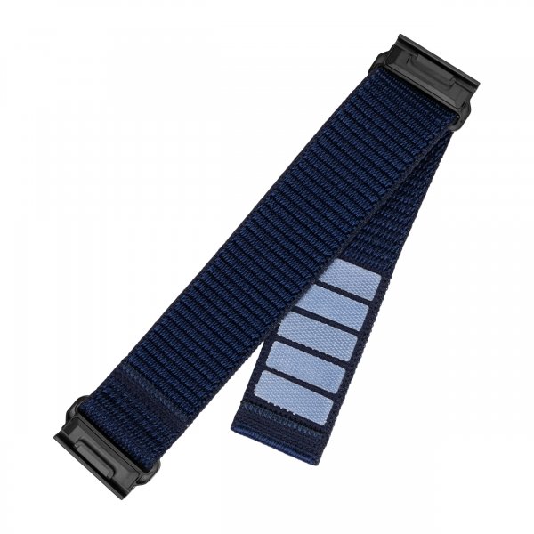 Fast Garmin QuickFit 22mm Armbånd Nylonrem Blå