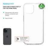 Fixed iPhone 14/iPhone 15 Cover ReStory Klar