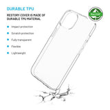 Fixed iPhone 14/iPhone 15 Cover ReStory Klar
