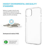 Fixed iPhone 14 Plus/iPhone 15 Plus Cover ReStory Transparent