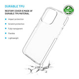 Fixed iPhone 15 Pro Cover ReStory Transparent