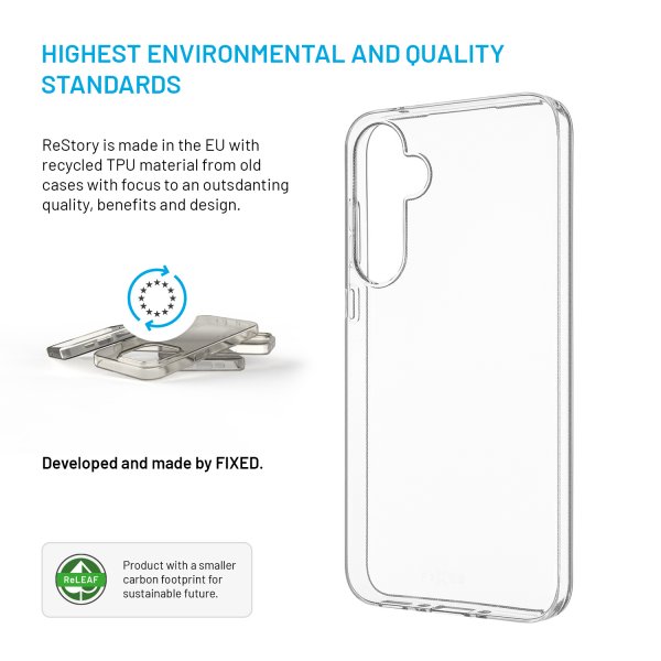 Fast Samsung Galaxy A35 Cover ReStory Transparent