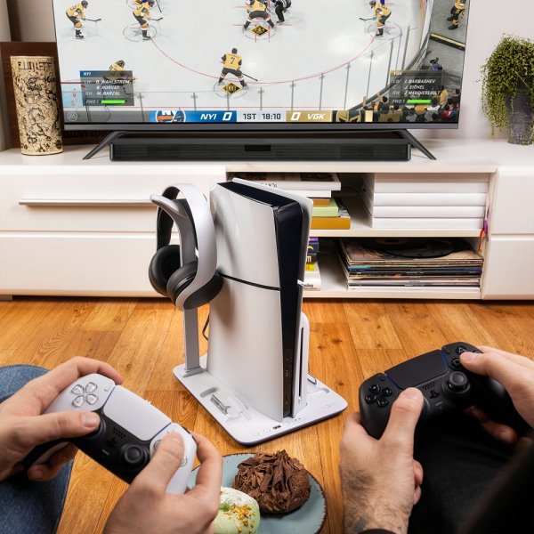 Faste Multifunktionel PS5 Slim køle-/ladestation
