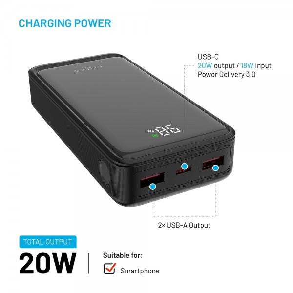 Fixed Powerbank Zen2 20 20W 20.000 mAh