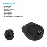 Fixed Oplader Garmin Watch USB-C Sort