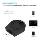 Fixed Oplader Garmin Watch USB-C Sort