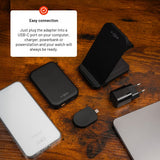 Fixed Oplader Samsung Galaxy Watch USB-C Sort