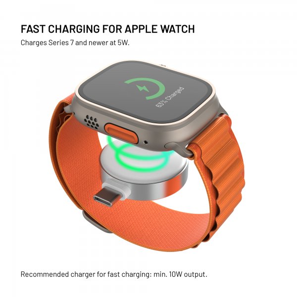 Fastmonteret Apple Watch Oplader ORB Trådløs Oplader
