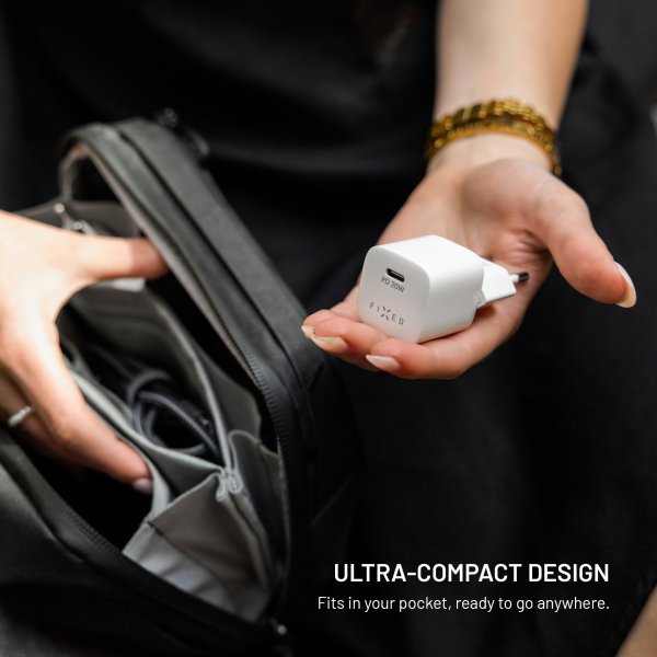 Fixed Lader Mini PD 20W USB-C Hvid