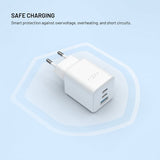 Fixed Oplader Mini PD 65W GaN USB-A & USB-C