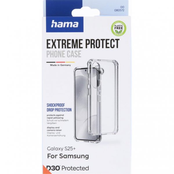 Hama Samsung Galaxy S25 Plus Cover Extreme Protect Transparent