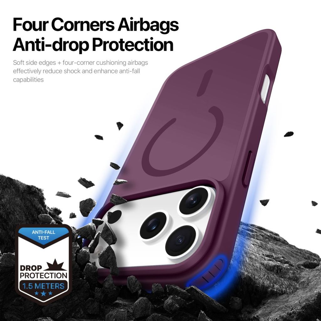 Dux Ducis iPhone 17 Pro/iPhone 18 Pro Cover Yind Series MagSafe Rød