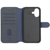 Rvelon iPhone 17 Etui 4 Kortlommer Aftagelig Skal Blå