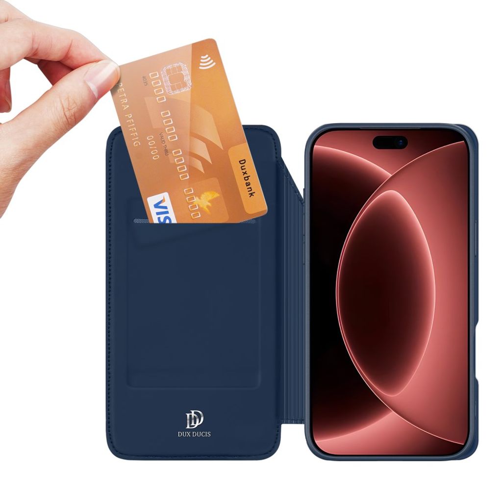 Dux Ducis iPhone 17 Pro/iPhone 18 Pro Cover Skin Pro Series Blå