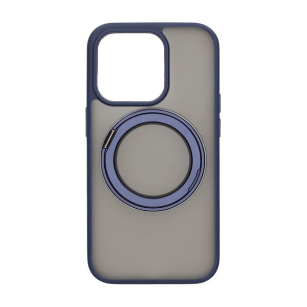 iPhone 14 Pro Cover Roterbart MagSafe Stativ Blå
