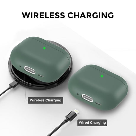 Ahastyle AirPods 4/5 Cover Silikone Grøn