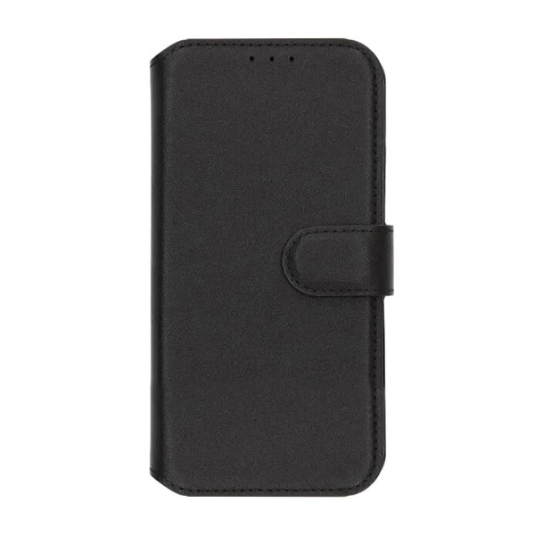 Rvelon iPhone 17 Pro Etui Ægte Læder Sort