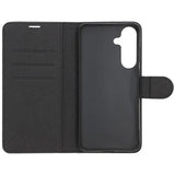 Samsung Galaxy S25 FE Cover med Kortlomme og Stativfunktion Sort