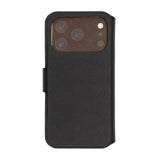 Rvelon iPhone 17 Pro Max Cover Ægte Læder Sort