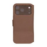 Rvelon iPhone 17 Pro Etui Ægte Læder Brun