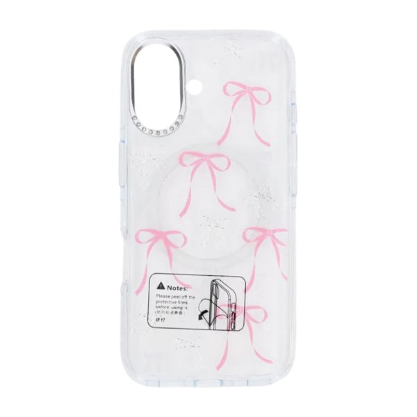 iPhone 17 Cover Mønster MagSafe Sløjfe