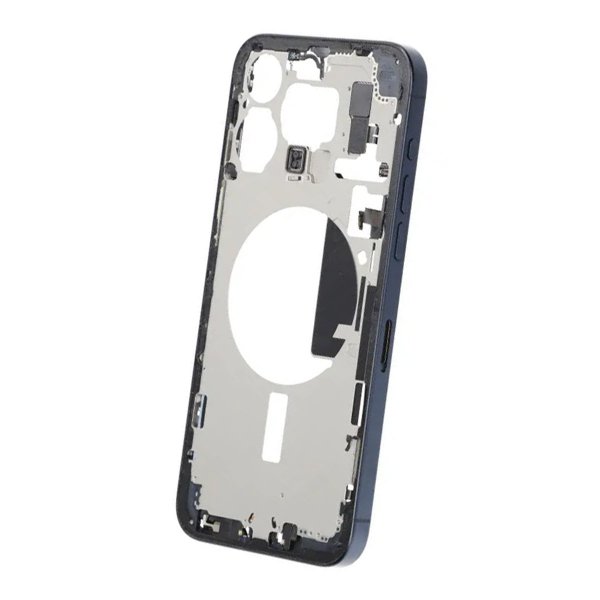 Mellemramme med smådele til iPhone 15 Pro Max - Blå Titanium OEM