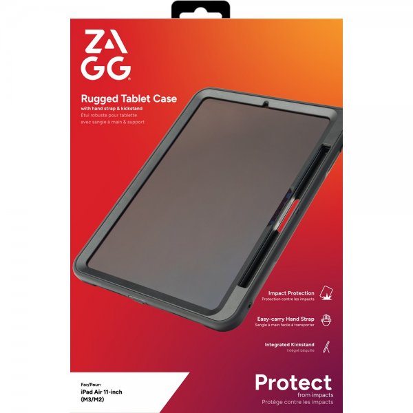 ZAGG iPad Air 11 (M2/M3/M4) Cover Rugged Tablet Case Sort