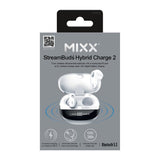 Mixx Trådløse Høretelefoner StreamBuds Hybrid Charge 2 Hvid