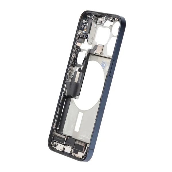 Mellemramme med smådele til iPhone 15 Pro Max - Blå Titanium OEM
