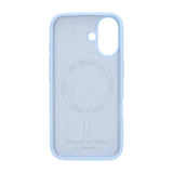 Rvelon iPhone 16 Cover Silikone MagSafe Lyseblå