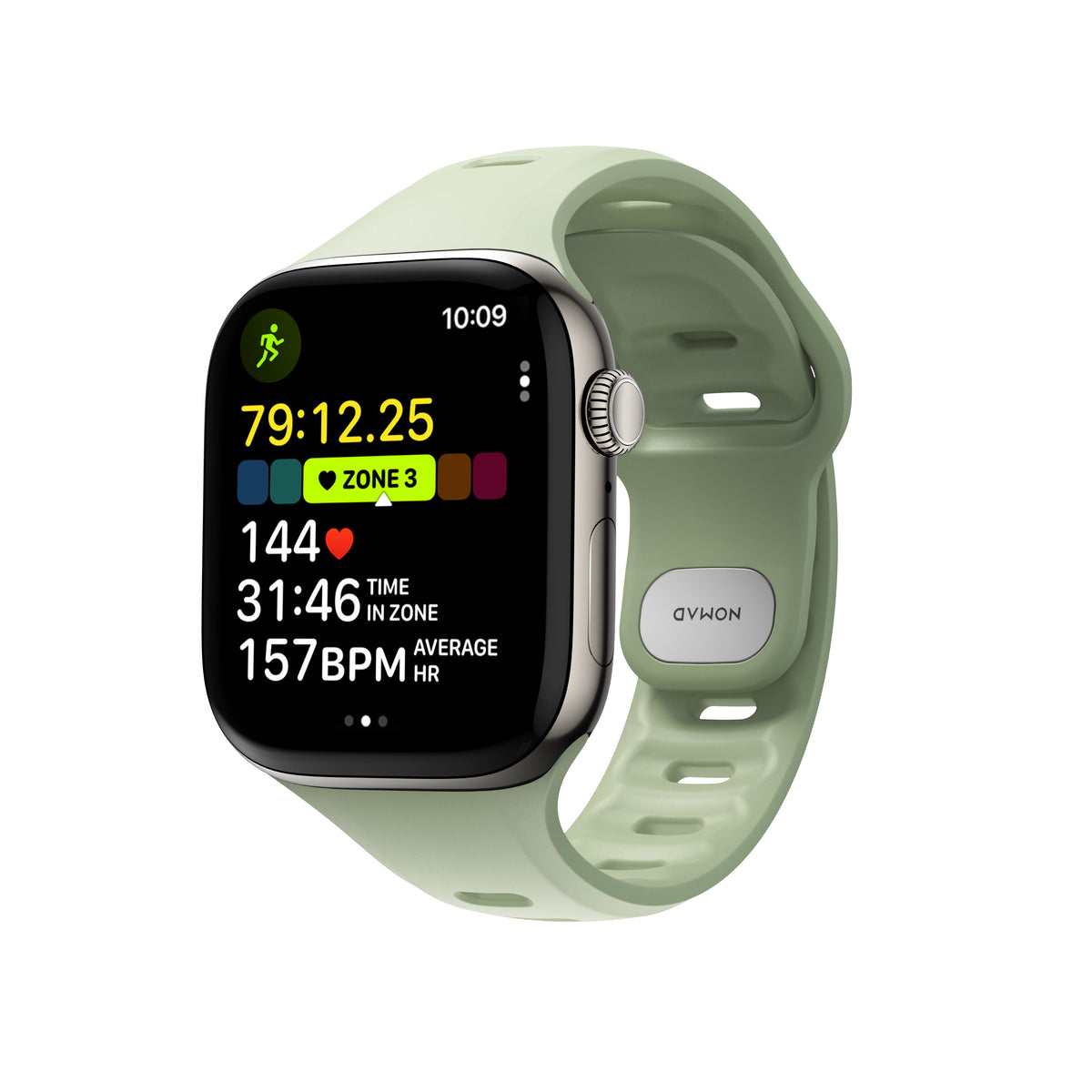 Nomad Apple Watch 38/40/41/42mm Armbånd Tempo Band Seagrass
