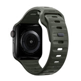 Nomad Apple Watch 44/45/46mm/Apple Watch Ultra Sportsrem Askegrøn